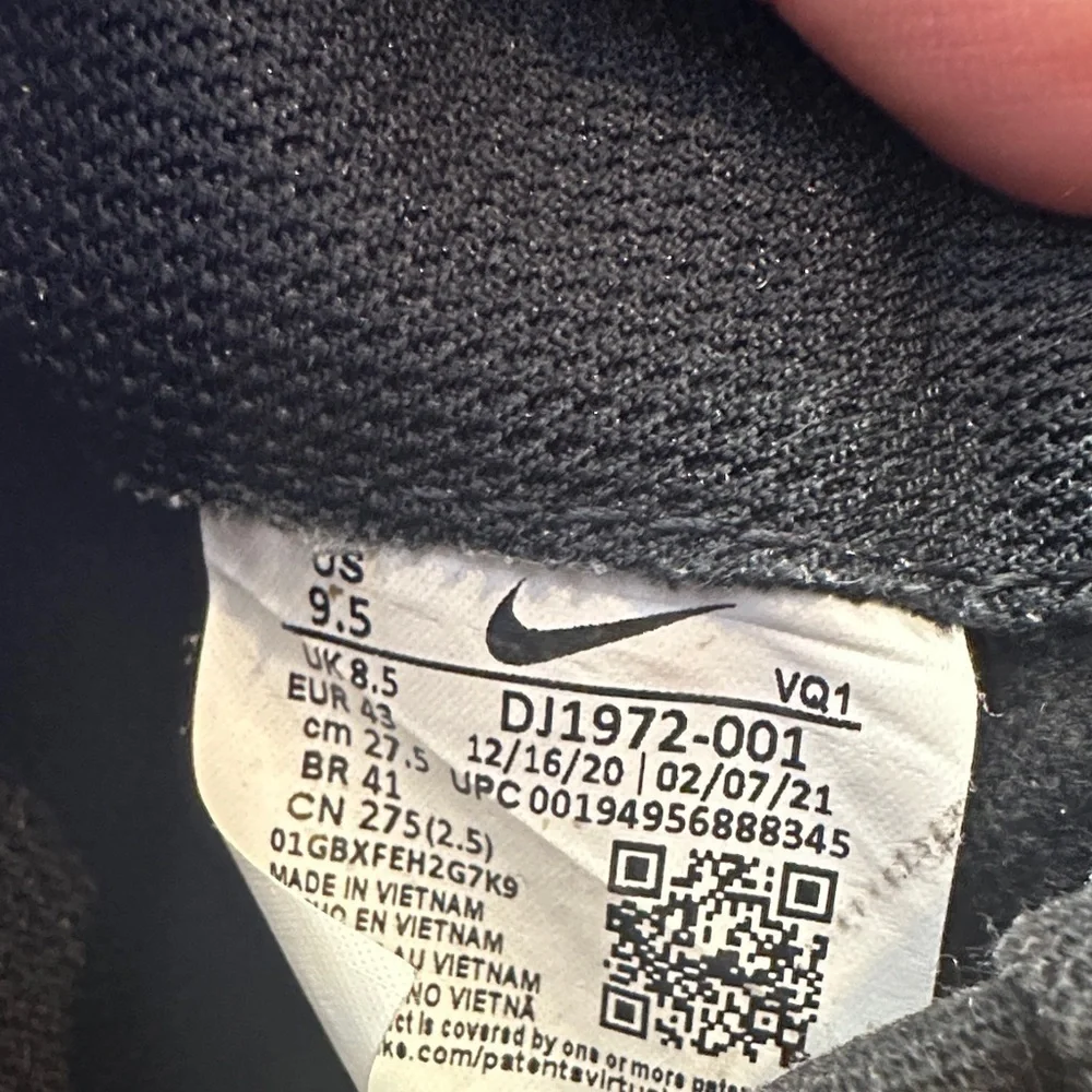 Nike All-Black Low-Top Sneakers